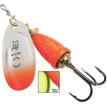 Блесна вращающаяся BLUE FOX Vibrax Flake 10 г, цвет OCCB